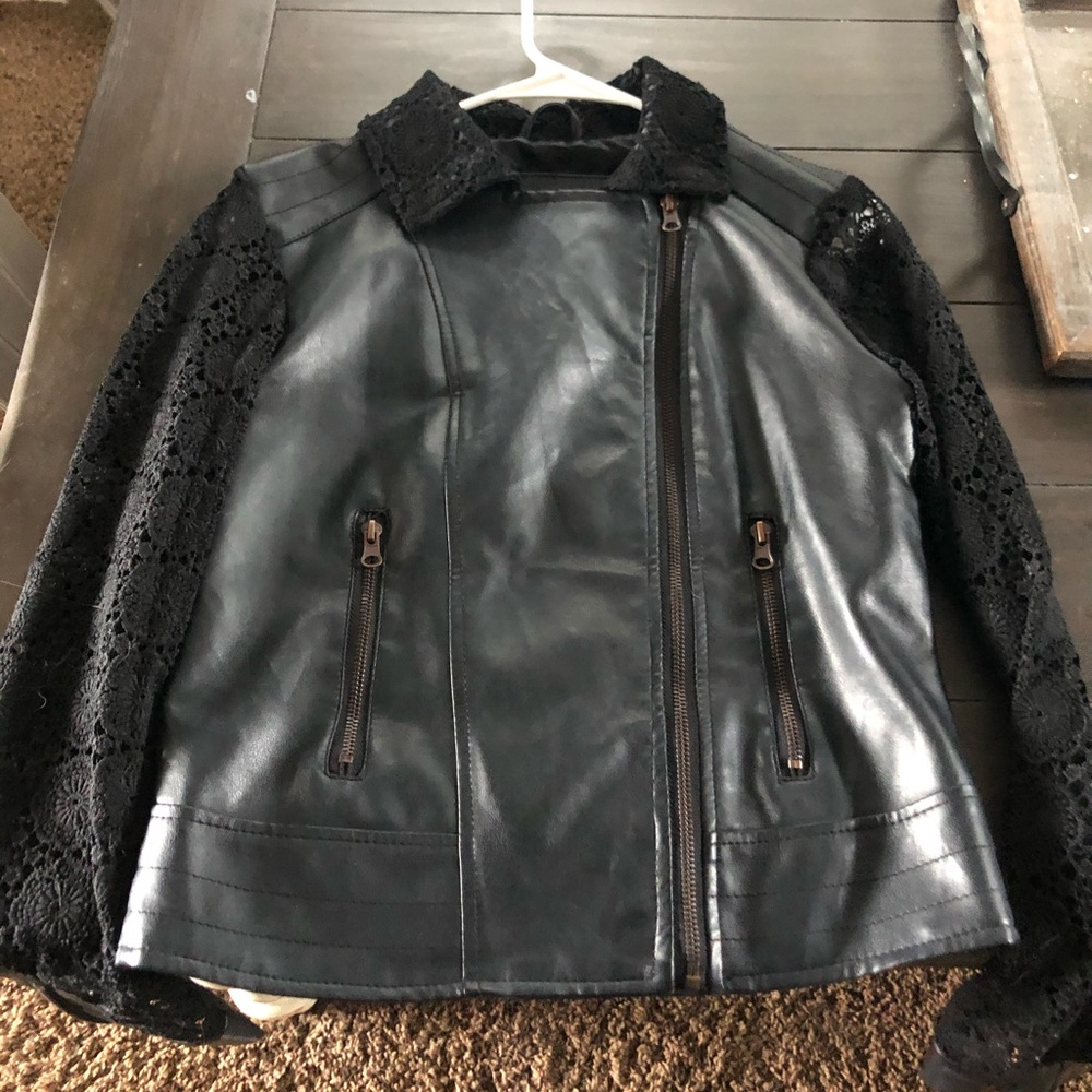 Daytrip Buckle Leather Jacket Super Cute